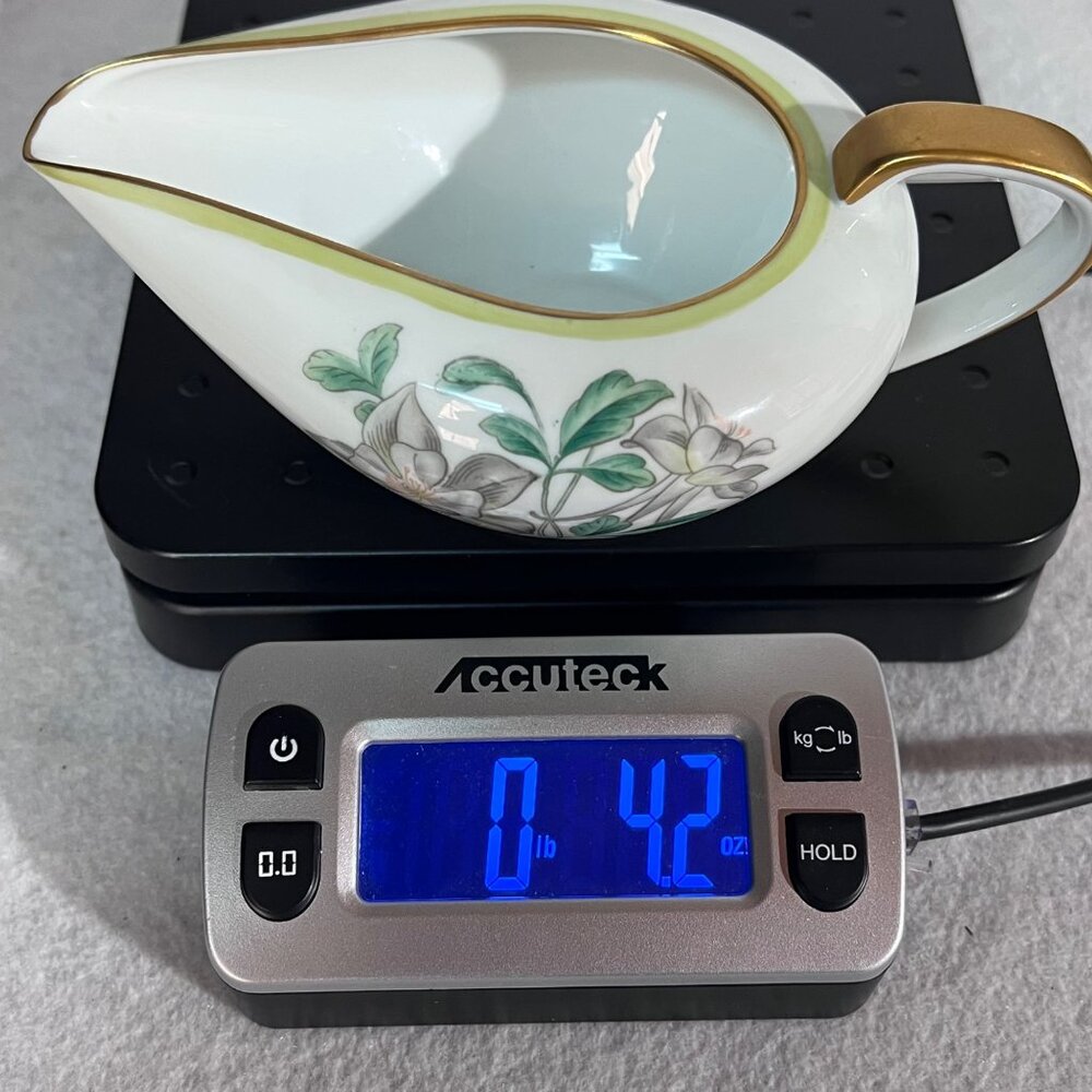 Noritake China Floral Gravy Boat Creamer Made In Japan Porcelain With Gold Trim - Picture 10 of 10